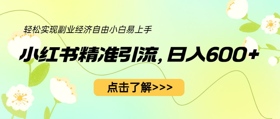 图片[1]-小红书精准引流（教程+1153G资源）日入600+-暗冰资源网